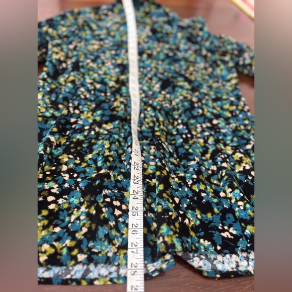 J.Jill Corduroy Blouse/Jacket | blue-green | xs - Picture 10 of 13